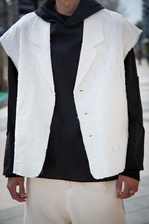 S412471163个性破坏马甲 商品图1