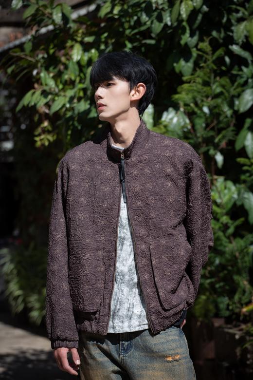 W419372935褶皱休闲夹克 商品图0