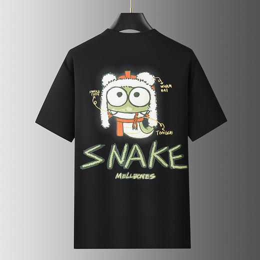 【新款DX】大依优型大码春季新款加大码短袖圆领卫衣高克重宽松休闲T恤上衣男士 商品图10