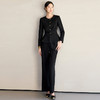 IWY/干练简约黑色西装套装女早春售楼部接待工作服酒店前台正装CP658 商品缩略图1