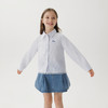 马克珍妮女童清新条纹花边衬衫儿童衬衣上衣2025年春装新款250179 商品缩略图2