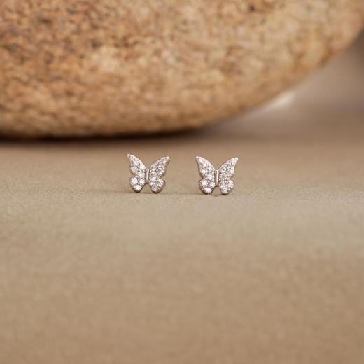 ARSIS银饰｜幸运符号系列 星悦蝴蝶耳钉 商品图9