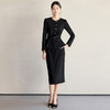 IWY/气质黑色小香风西装套裙女2025春季新款酒店物业接待通勤工作服24CS658 商品缩略图1