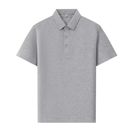 【冰氨超爽】40支天然凉感遮热防螨珠地纯色二级无缝翻领上衣（210克）  ZT-77001# 商品图4