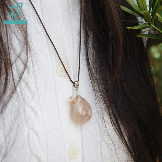 天然樱花玛瑙精油扩香项链 数量有限 每条仅一 抢完即止 商品图3