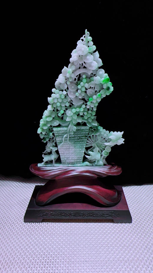 620845翡翠摆件【平安富贵】 商品图3