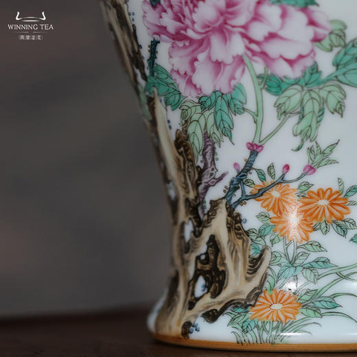 问鼎汝瓷鼎峰系列月白庚子精工泉吟瓶（锦上添花） 商品图4