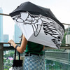 极简少女-海上升明月便携轻便晴雨伞 商品缩略图0