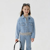 马克珍妮女童复古短款牛仔外套儿童夹克上衣2025年春装新款250127 商品缩略图1