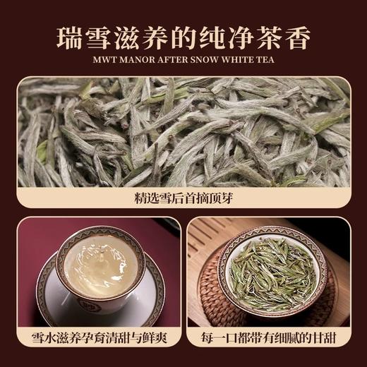 六妙白茶庄园茶雪后特级白牡丹白毫银针贡眉福鼎白茶送人礼盒500g 商品图1