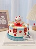 招财猫祝福语卡通蛋糕-低糖处理无添加 商品缩略图0
