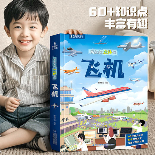 【青葫芦】那么大！立体书：飞机 3-8岁 儿童3d立体书 商品图1