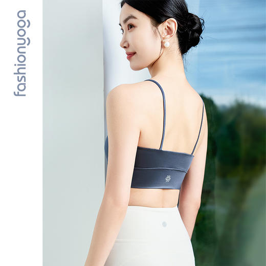 凡圣瑜伽性感V领捏褶BRA F15120 商品图3