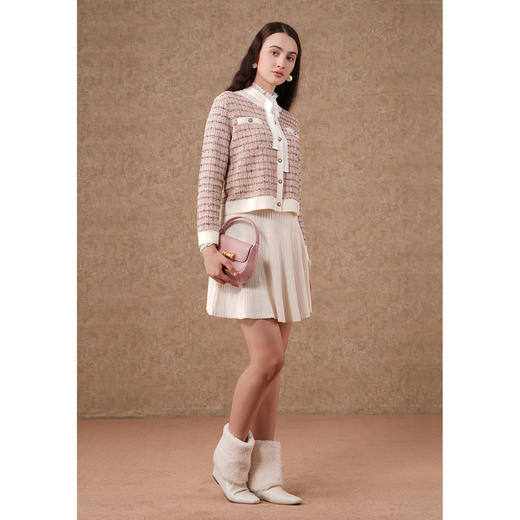 乔万尼新品简约高级感小香风针织衫ET3M776 商品图3