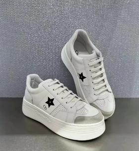 重磅渠道  Star厚底运动鞋  增高小白鞋   三色入厚底休闲鞋
