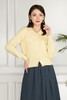 amadella 鹅黄色针织开衫毛衣 11533 商品缩略图0