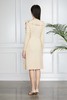 L.Fleuri 米色针织收腰连衣裙 11539 商品缩略图2