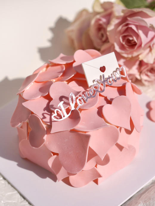 【粉红信封】蛋糕是信封，爱意才是内容，给所有不善言辞的、从未宣之于口的心意一个出口～ 商品图0