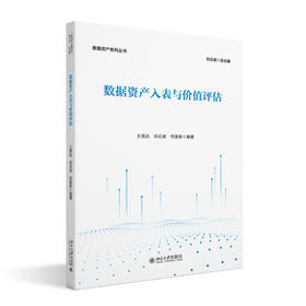 数据资产入表与价值评估 王竞达 刘云波 何源泉 编著 北京大学出版社