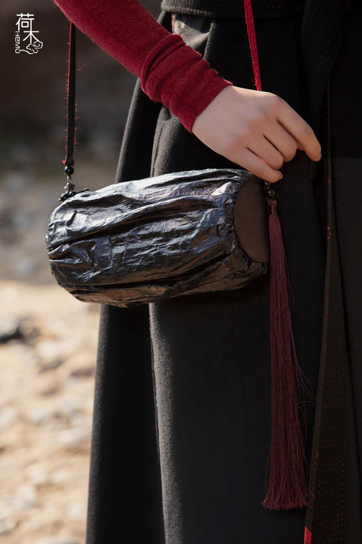荷木HEMU丨漆以久成高定·手拎包 挎包 商品图4