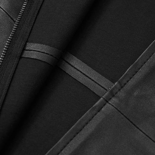 ROMI STUDIO“率性自我”100%绵羊皮弹力修身皮衣外套 RW25SW80011【不翻单】 商品图3