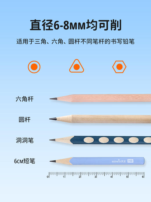 削笔只要3s❗️全自动解放双手【天文全自动削笔机】  可可爱爱的小萌鸡造型 省心的学习小帮手~get一下✨ ➕8.8元还可换购天文橡皮擦 商品图11