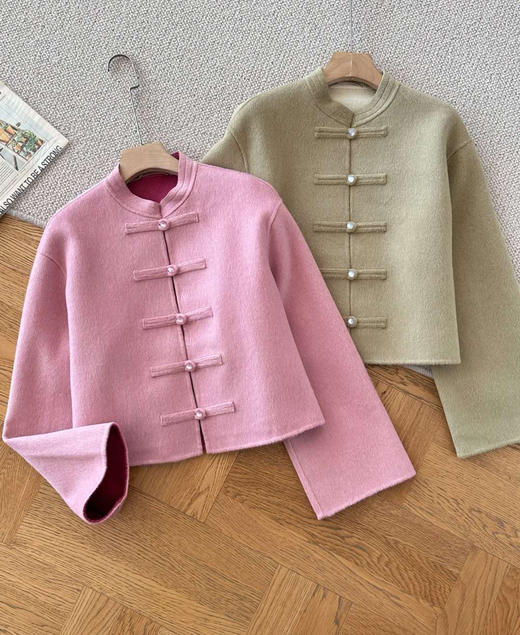 Selfwho新中式25春款双面呢短款外套021105 商品图8