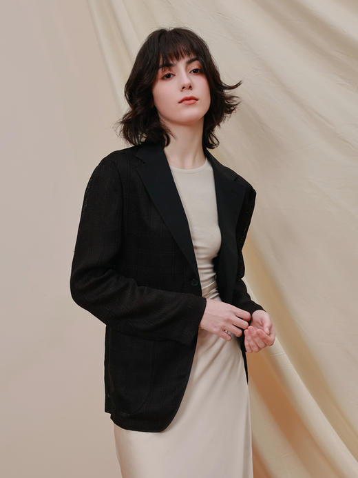 【共享衣橱】callisto黑色镂空网眼便西 商品图3