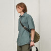 714street日系水洗做旧短袖牛仔衬衫25春夏新款美式复古宽松衬衣 商品缩略图3