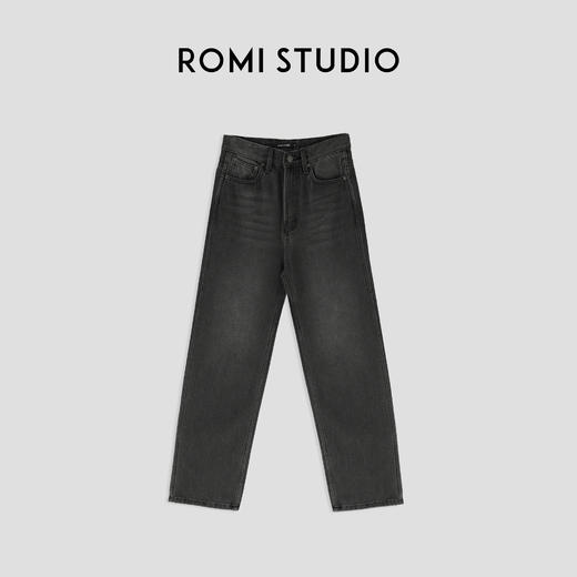 ROMI STUDIO炭黑色牛仔裤K2443/K2444 商品图0