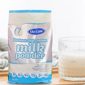 1kg OZCOW速溶全脂奶粉 澳大利亚进口 金可澳奶粉 正品保证