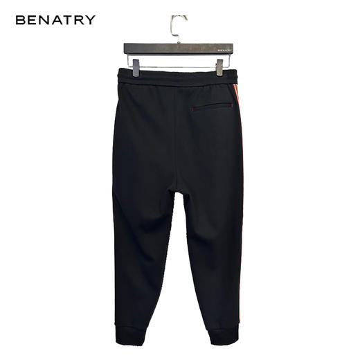 贝纳川经典时尚条纹相拼抽绳男士运动裤120432008402 商品图1