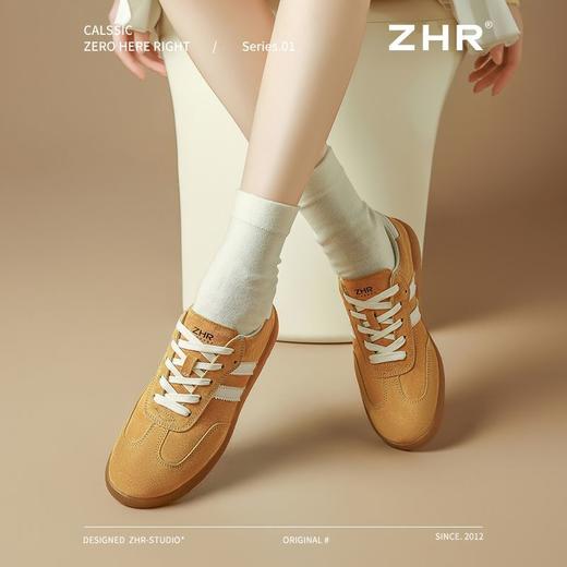 ZHR则则软底百搭阿甘鞋2025春季新款时尚休闲德训鞋平底校园女鞋 商品图7