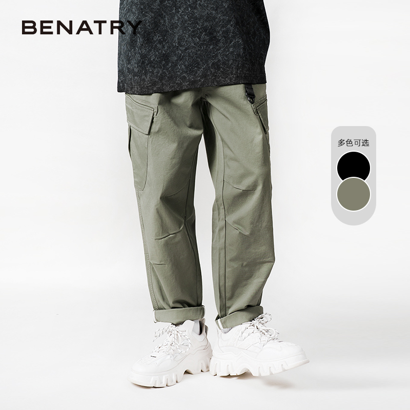 贝纳川时尚工装贴袋休闲裤长裤ECP132001