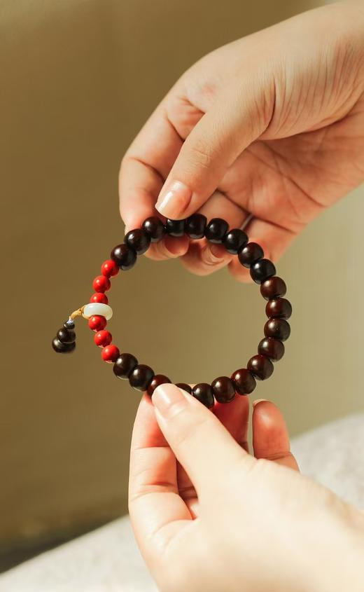 紫檀原创【清欢】挂件7x9mm 21颗 商品图1