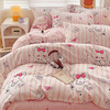春夏季【A类小清新四件套】水洗棉床单被套枕套 学生宿舍三件套罩ins 开学季 商品缩略图10