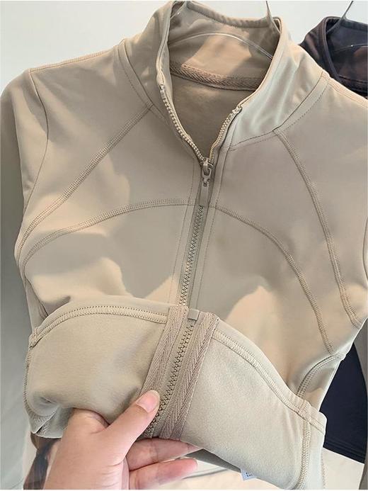 *【清仓】半醒power girl加绒短款瑜伽外套 内里加绒蓄热保暖绒感软糯亲肤 JK004 商品图3