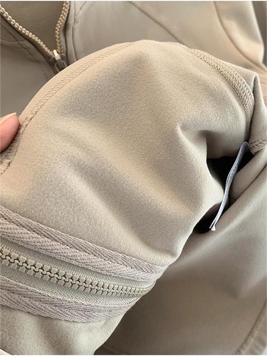 *【清仓】半醒power girl加绒短款瑜伽外套 内里加绒蓄热保暖绒感软糯亲肤 JK004 商品图4