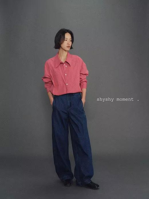 shyshystill/shy202411020/贝壳扣设计感小格子衬衫 商品图4