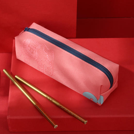 故宫文具瑞兽大容量长款短款笔袋国潮文具学习用品 商品图4