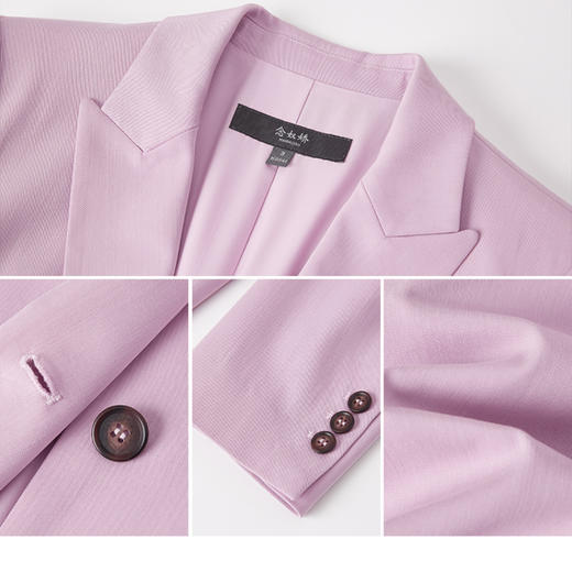 【商场同款】CNX5293  “元气西装”  戗驳领粉色西装外套 商品图7