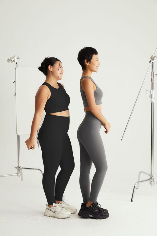 半醒裸感裤 高腰收腹不掉裆5A抗菌 PH0056 商品图4