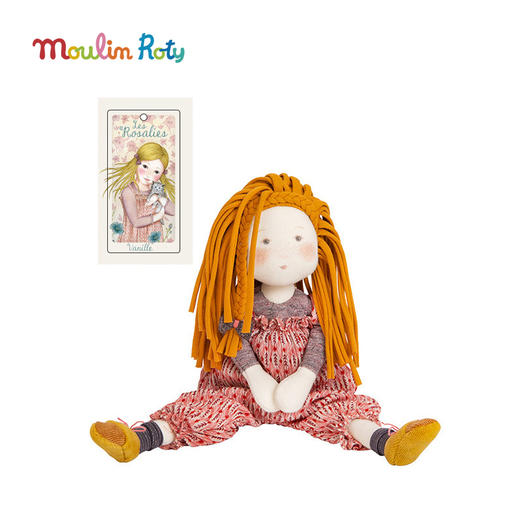 Moulin roty 弗萊娅 法式玩偶 适合年龄1岁+ 花朵女孩系列 法国品牌 710526 商品图7