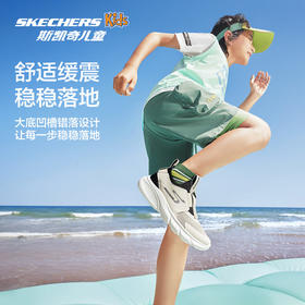 【新款】斯凯奇儿童体训鞋春夏款一脚蹬休闲鞋男童网面透气运动鞋