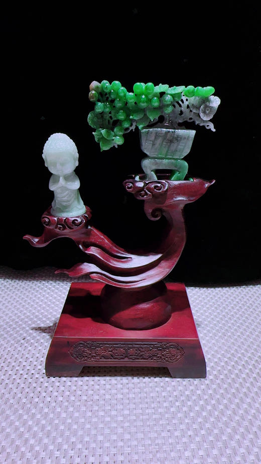 620844翡翠摆件【菩提发财树】 商品图4