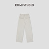 ROMI STUDIO“松弛自在”莱赛尔亚麻棉混纺直筒牛仔裤 RW24AX80314 商品缩略图1