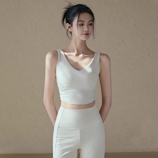 跃牌【禅语梵心】美背固定胸垫运动内衣女收腰裸感瑜伽服文胸WX5152 商品图3