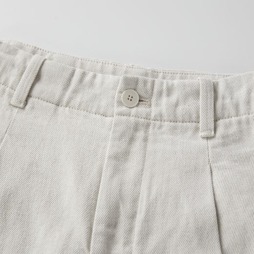 ROMI STUDIO“松弛自在”莱赛尔亚麻棉混纺直筒牛仔裤 RW24AX80314 商品图2