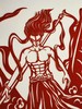定制团‼️哪吒周边、get同款~【哪吒艺术剪纸】非遗文化与国漫相碰撞💥以红黑浴火重生的哪吒为内容设计了一幅作品，这幅海报和剪纸的中国红极致契合。 商品缩略图1