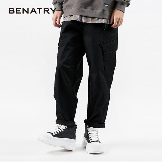 贝纳川时尚工装贴袋休闲裤长裤ECP132001 商品图4